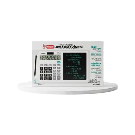 Yazı Tabletli Hesap Makinesi