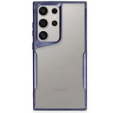 Samsung Galaxy S25 Ultra Kılıf Boyi Silikon Kapak - Lacivert