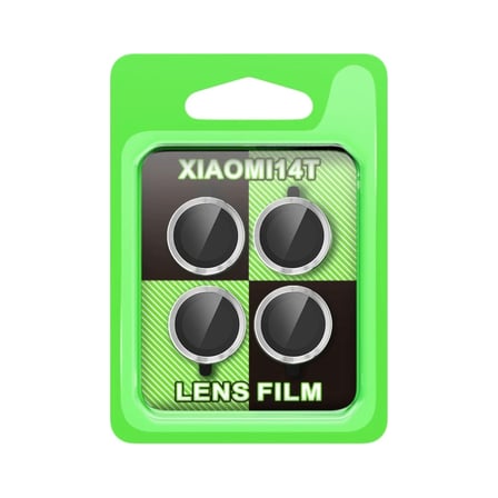 Xiaomi Mi 14T Raze Metal Kamera Lens - Gümüş