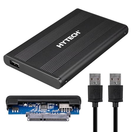 Hytech HY-HDC20 2.5’’ USB 2.0 SATA Harici Hard Disk Kutusu Siyah