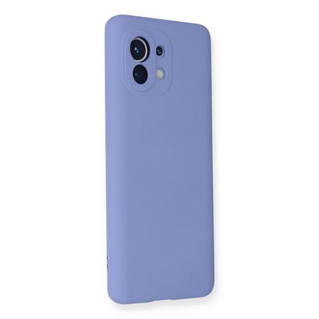Xiaomi Mi 11 Kılıf Nano içi Kadife Silikon - Lila