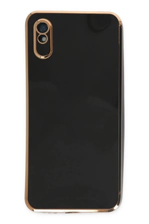 Xiaomi Redmi 9A Kılıf Volet Silikon - Siyah