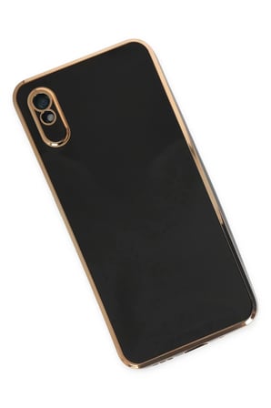 Xiaomi Redmi 9A Kılıf Volet Silikon - Siyah