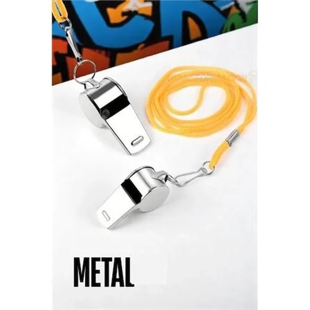 Metal Düdük - Spor Düdüğü - Hakem Düdüğü Metal Deprem Düdüğü 715684