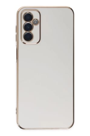 Samsung Galaxy M23 Kılıf Volet Silikon - Beyaz