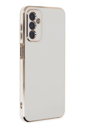 Samsung Galaxy M23 Kılıf Volet Silikon - Beyaz