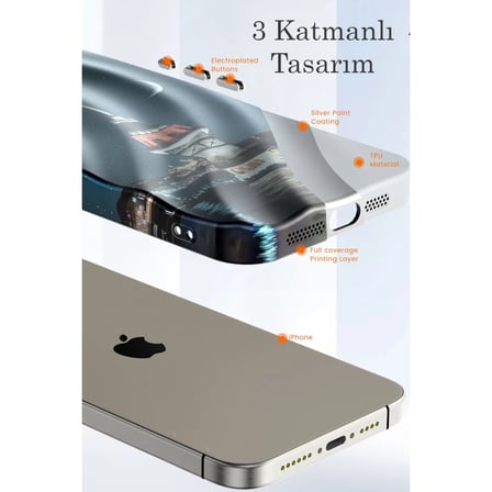 Apple iPhone 14 Pro Kılıf Crew Desenli Kapak - Köpek