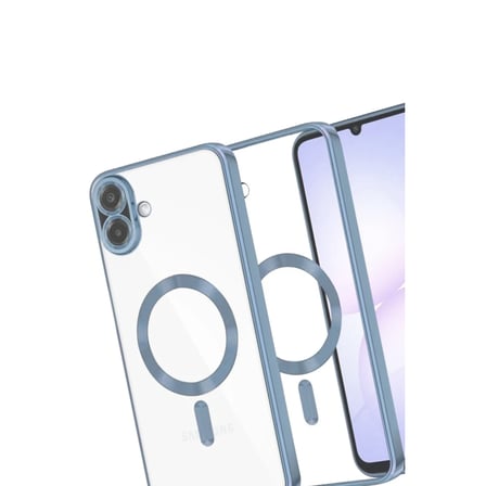 Samsung Galaxy A07 4G Kross Magneticsafe Kapak - Sierra Blue