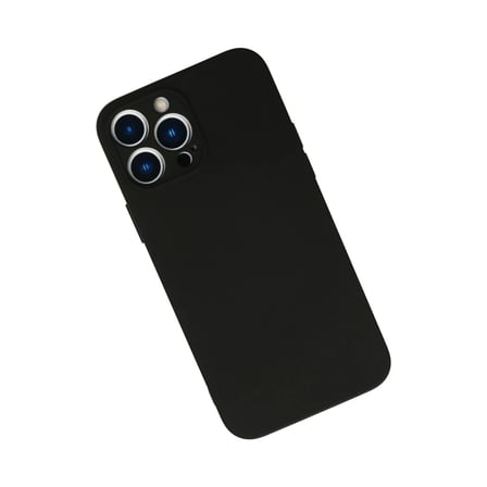 iPhone 13 Pro Max Kılıf Nano içi Kadife Silikon - Siyah