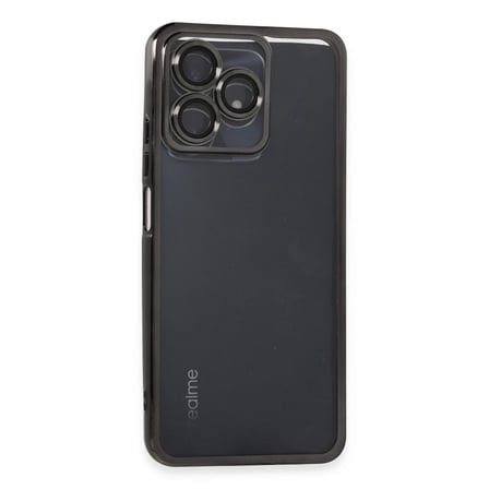 Realme C53 Kılıf Razer Lensli Silikon - Siyah