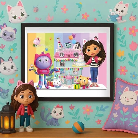 Gb 709 Gabbys Dollhouse Puzzle 50 Prç