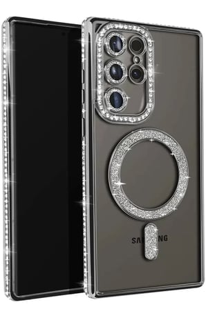 Samsung Galaxy S23 Ultra Joke Simli Magneticsafe Kılıf - Siyah