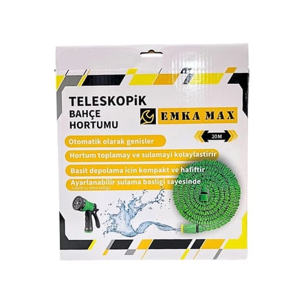 Teleskopik Bahçe Hortumu 20 m