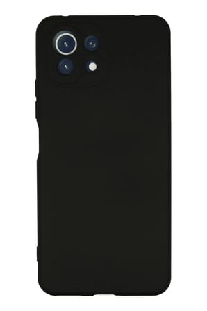 Xiaomi Mİ 11 Lite Kılıf Nano içi Kadife Silikon - Siyah