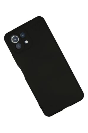 Xiaomi Mİ 11 Lite Kılıf Nano içi Kadife Silikon - Siyah