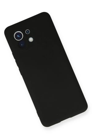 Xiaomi Mi 11 Kılıf Nano içi Kadife Silikon - Siyah