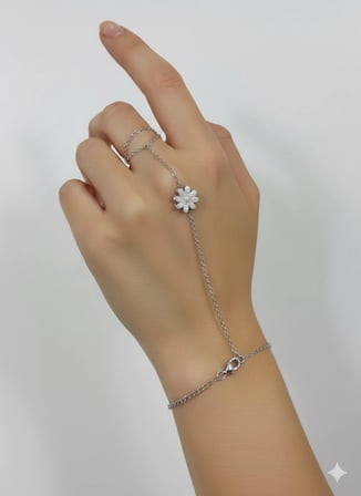 Çiçek Detaylı Çelik Şahmaran - Sahmar0044