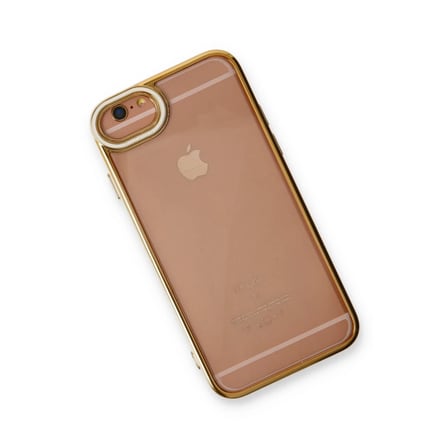 iPhone 6 Kılıf Liva Lens Silikon - Beyaz