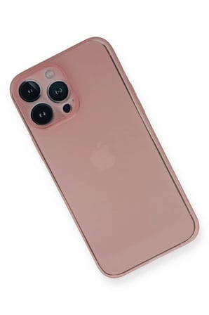Apple iPhone 14 Pro Kılıf PP Ultra İnce Kapak - Pembe