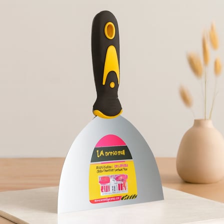 150 mm Metal Spatula Fiber Saplı