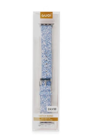 Apple Watch 42mm Starry Taşlı Kordon - Turkuaz