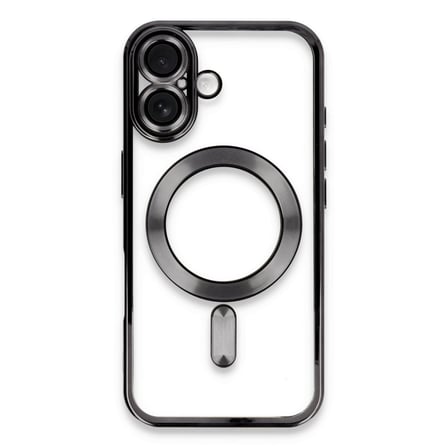 Apple Uyumlu İphone 16 Plus Kılıf Kross Magneticsafe Kapak - Siyah