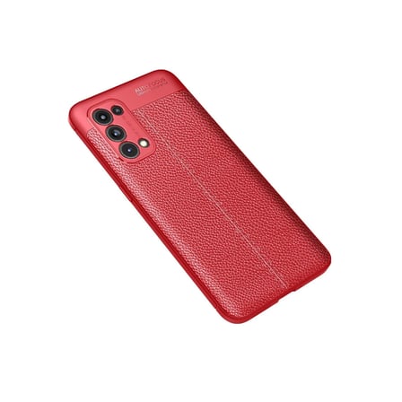 Oppo Reno 5 Pro Kılıf Auto Focus Kapak - Kırmızı