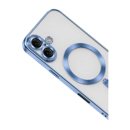 Apple Uyumlu İphone 16 Kılıf Kross Magneticsafe Kapak - Sierra Blue