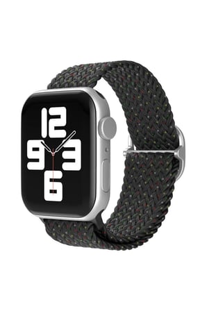 Apple Watch 42mm Star Kordon - Benekli Siyah