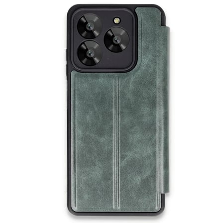 General Mobile Era 50 Kılıf Flip Cover - Koyu Yeşil