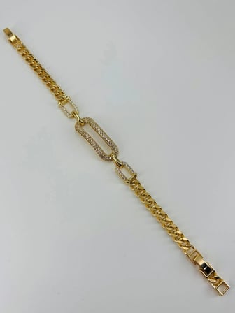 Renk  Pirinç Cm Bileklik 17+2 Cm  - Kbl0503