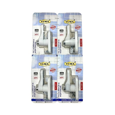 Düğmeli PVC Metal Emniyet Kilidi Vakumlu