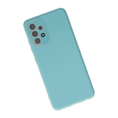 Samsung Galaxy A53 5G Kılıf Lansman Glass Kapak - Turkuaz