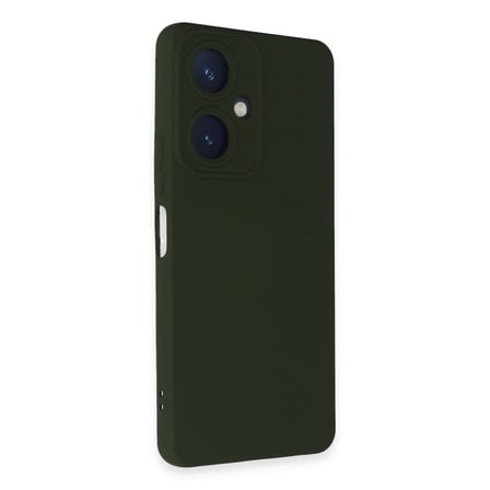 Vivo Y27 Kılıf Nano içi Kadife Silikon - Koyu Yeşil