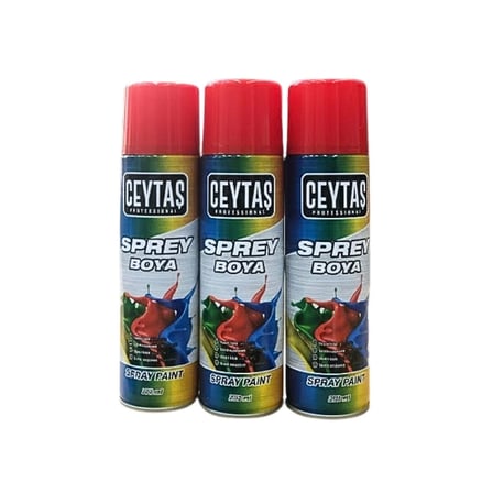 Sprey Boya Kırmızı 200 ml ( 1adet)