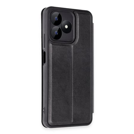 Realme Note 50 4G Kılıf Flip Cover - Siyah