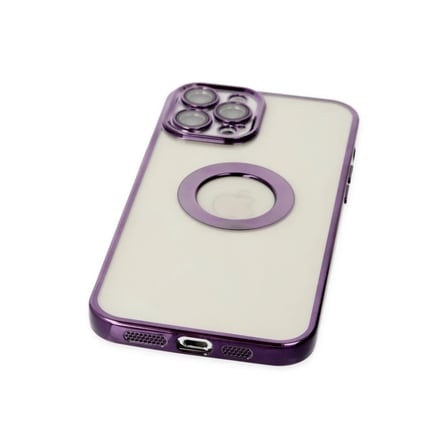 Apple iPhone 12 Pro Kılıf Slot Silikon - Mor