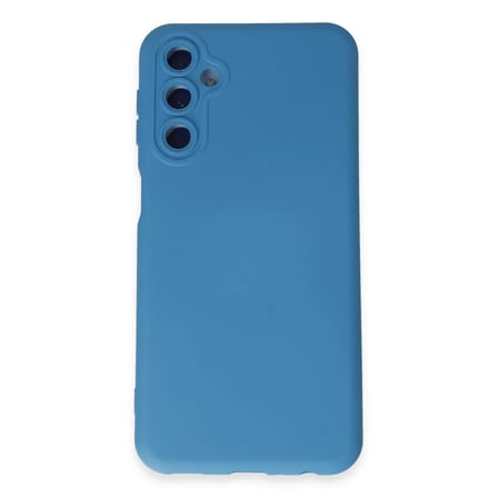 Samsung Galaxy M34 5G Kılıf Nano içi Kadife Silikon - Mavi