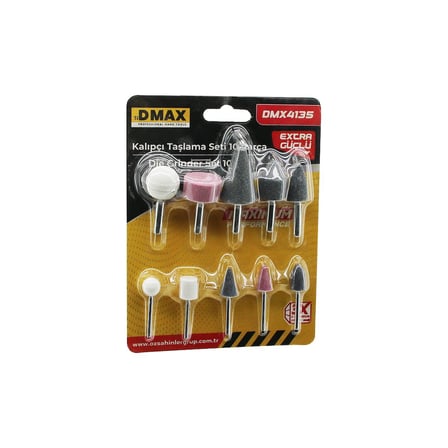 10 Pcs Kalıpcı Taşlama Seti Temizleme - Parlatma - Çapak Alma - Pas Sıyırma