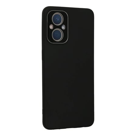 Oppo Reno 7 Lite Kılıf Lansman Glass Kapak - Siyah