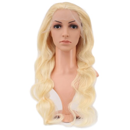 Gerçek Front Lace Dalgalı Platin Tül Peruk - 70-75cm