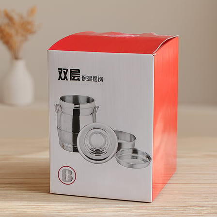 Paslanmaz Çelik 3'lü Sefer Tası 1.6L (200+500+900 ml) Metal Kulplu