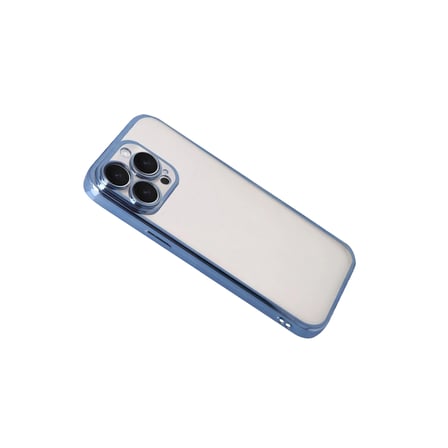 iPhone 15 Pro Max Razer Lensli Silikon - Açık Mavi