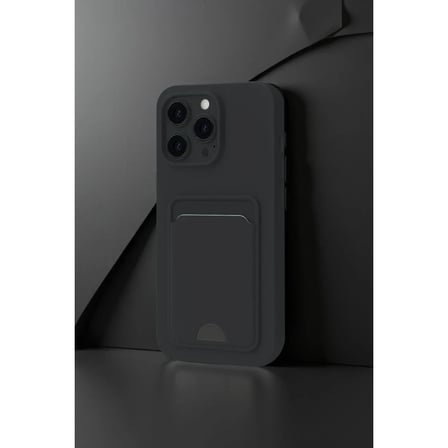iPhone 16 Pro Kılıf Kelvin Kartvizitli Silikon - Açık Yeşil