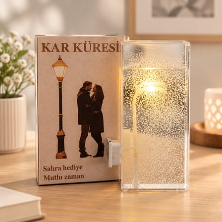 Kar Küresi PVC Dekor Lamba
