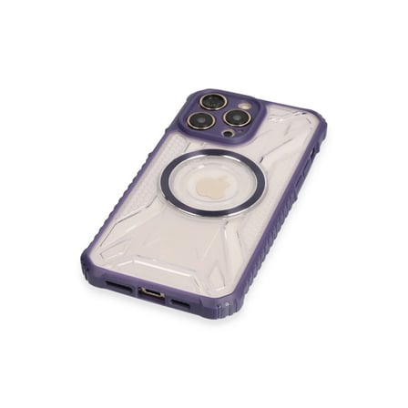 iPhone 14 Pro Kılıf Prag Magneticsafe Kapak - Derin Mor