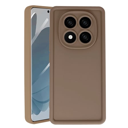 Xiaomi Redmi Note 14 Pro 4G Kılıf Viera Silikon - Kahverengi
