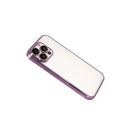 Apple iPhone 15 Pro Max Razer Lensli Silikon - Mor