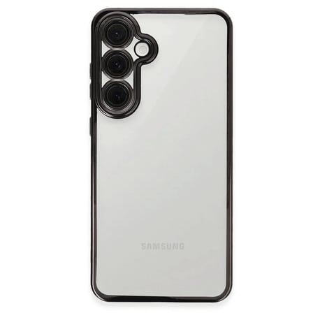 Samsung Galaxy S24 FE Kılıf Razer Lensli Silikon - Siyah