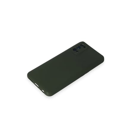 Realme 7 Pro Kılıf Nano içi Kadife Silikon - Koyu Yeşil